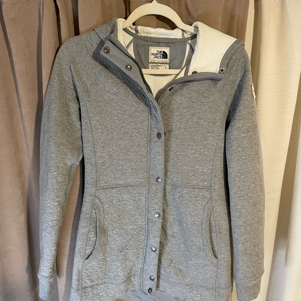 The North Face Gray Zip Up Jacket